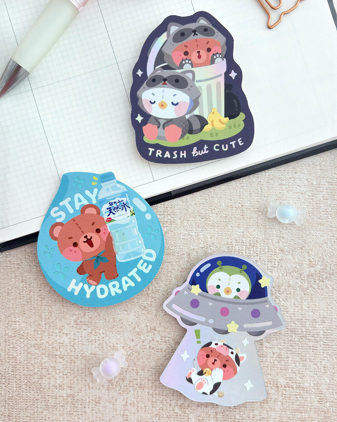 New Holographic Stickers