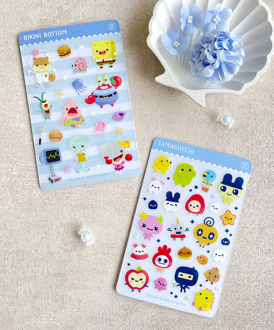 Bikini Bottom &amp; Tamagotchi (M) transparent