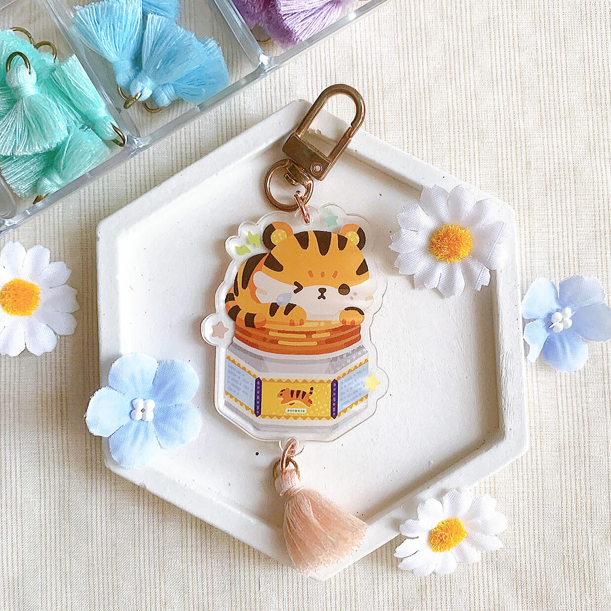 Tiger Balm w/ tassel $9