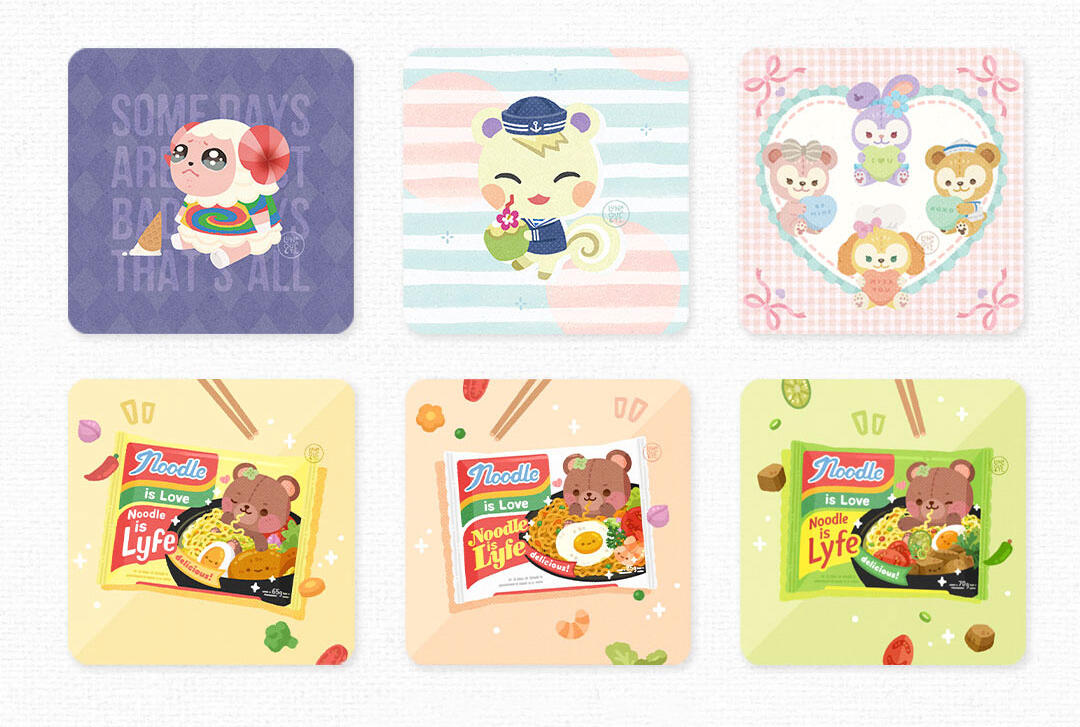 Mini Square Prints